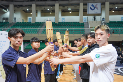 【北市大傳承卓越、引領未來—115年全大運聖火抵達「國手搖籃」116年北市大榮耀接棒」圖片