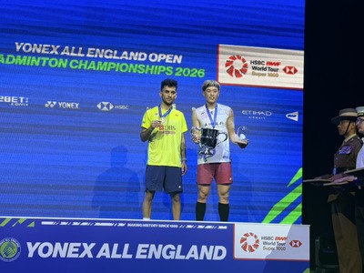 【北市大之光！林俊易男單封王、葉宏蔚／詹又蓁混雙奪冠　全英羽球賽臺灣雙冠】圖片