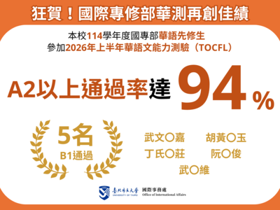 【從零基礎到B1　北市大華語先修生展現亮眼學習成果】圖片